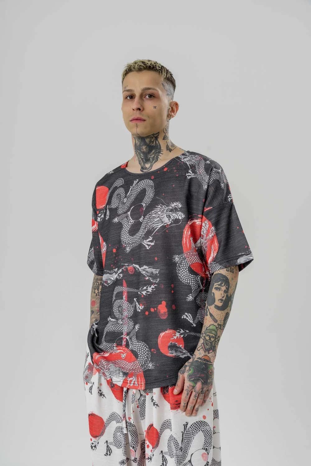 Oversize тениска "Tokyo Ryu"