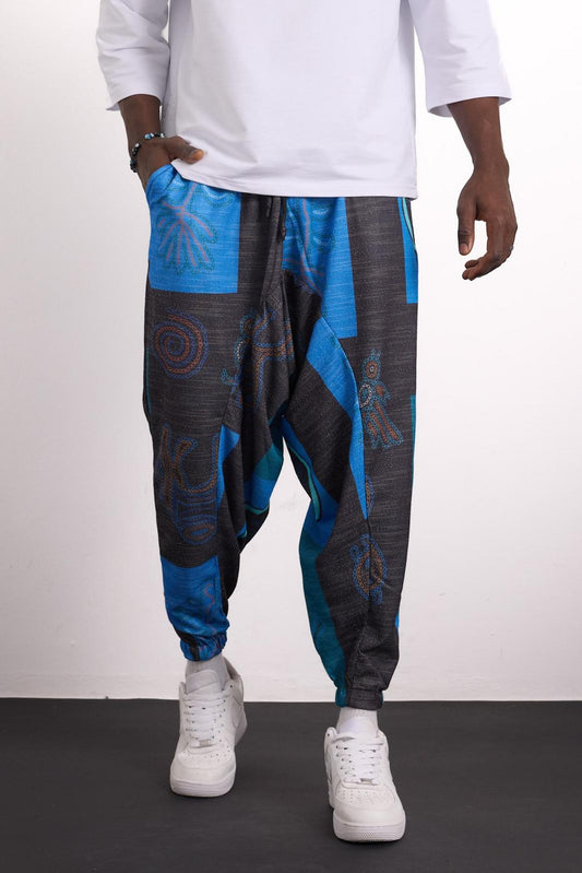 Панталон "Blue Mosaic Shalwar"