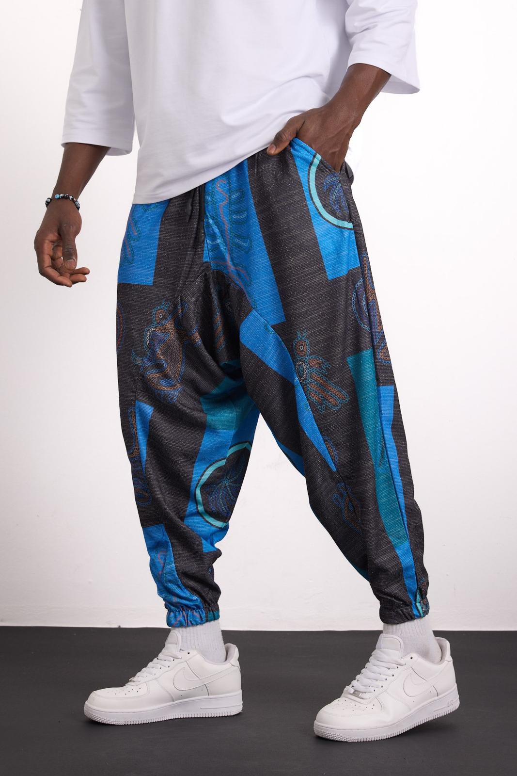 Панталон "Blue Mosaic Shalwar"