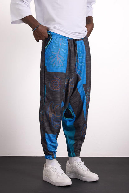 Панталон "Blue Mosaic Shalwar"