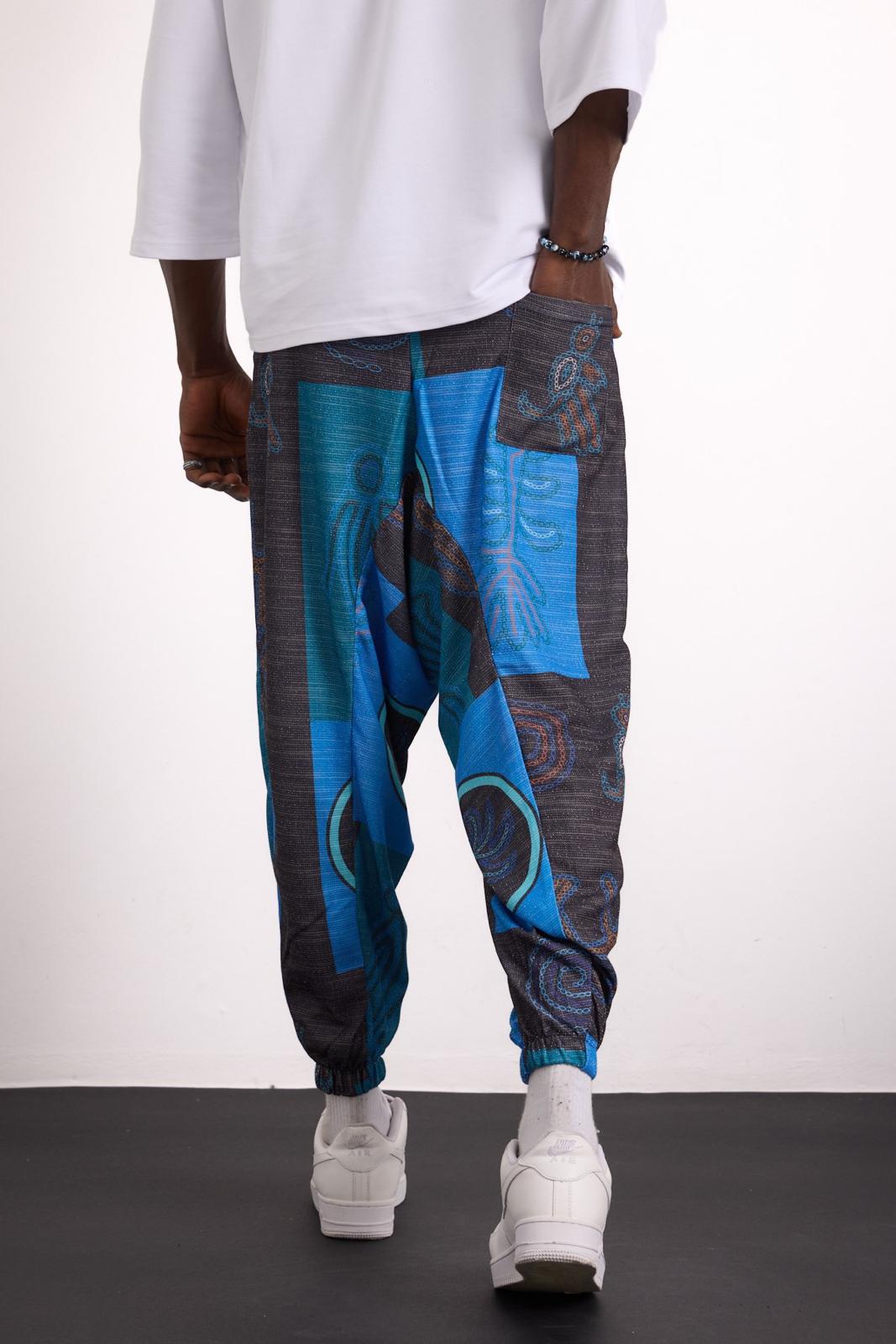 Панталон "Blue Mosaic Shalwar"