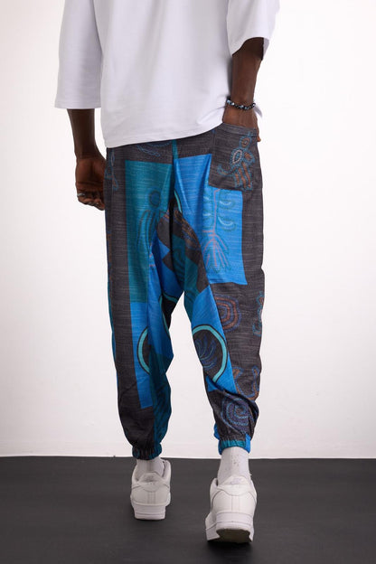Панталон "Blue Mosaic Shalwar"