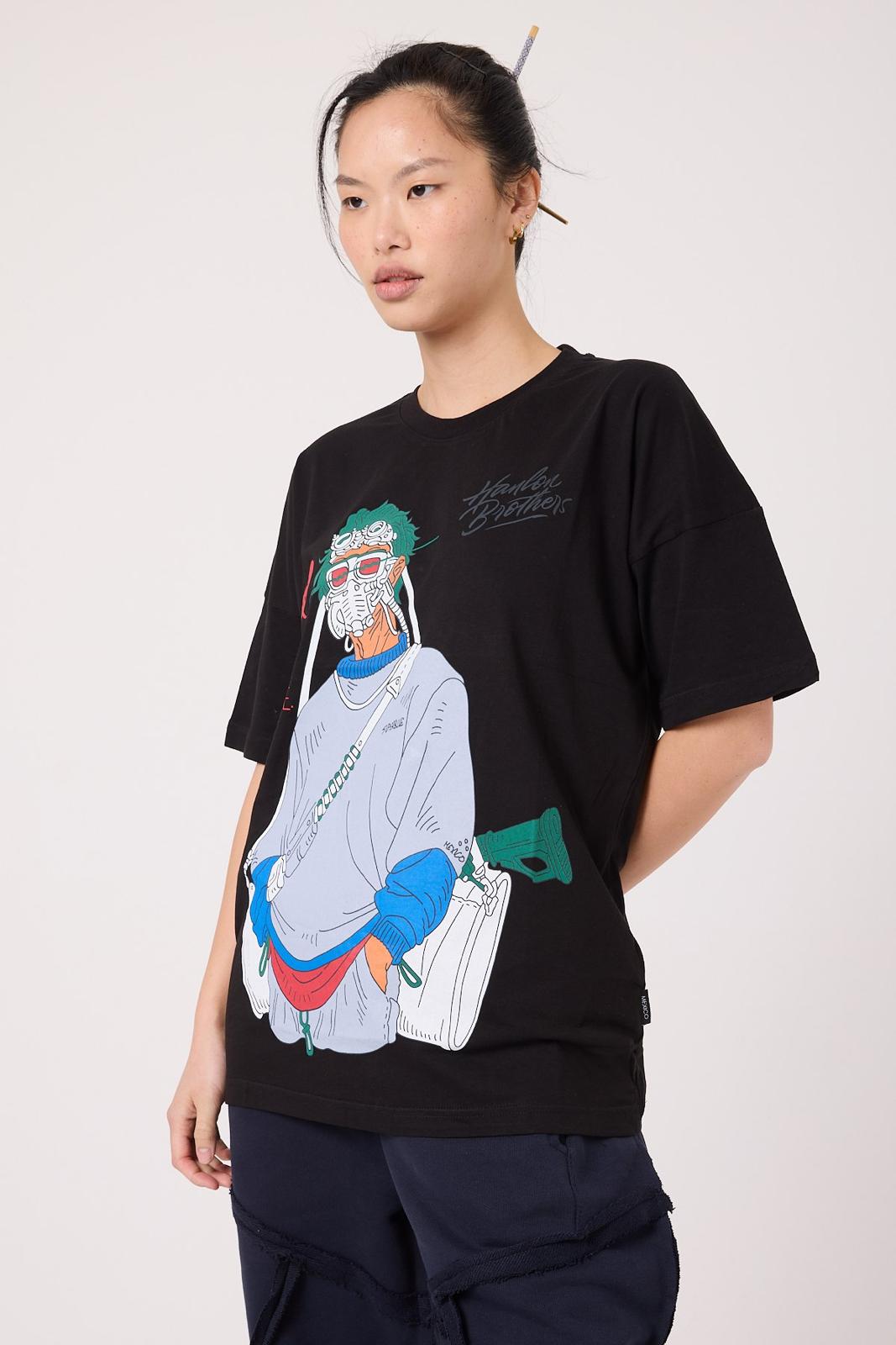 Panic Mask Oversize Tee Lady WH