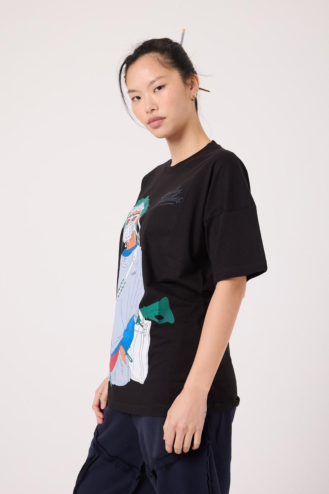 Panic Mask Oversize Tee Lady WH