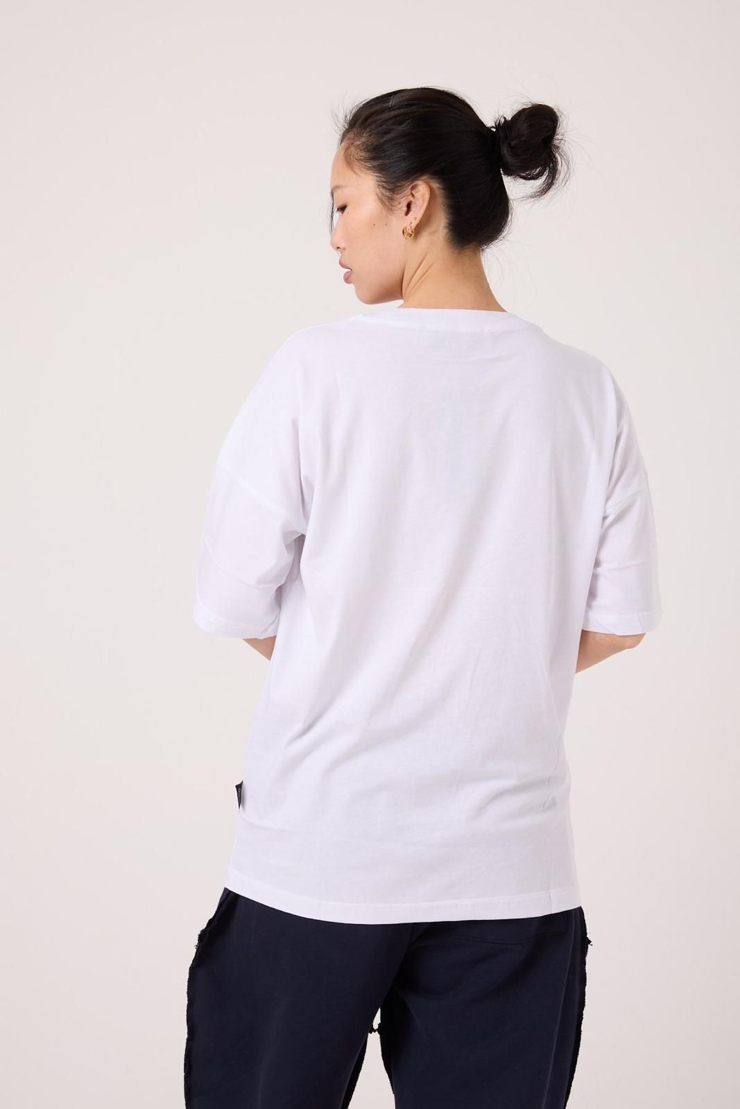 Panic Mask Oversize Tee Lady WH