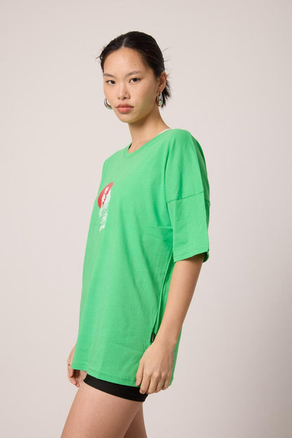 Tokyo Skyline Oversize Tee Lady GR
