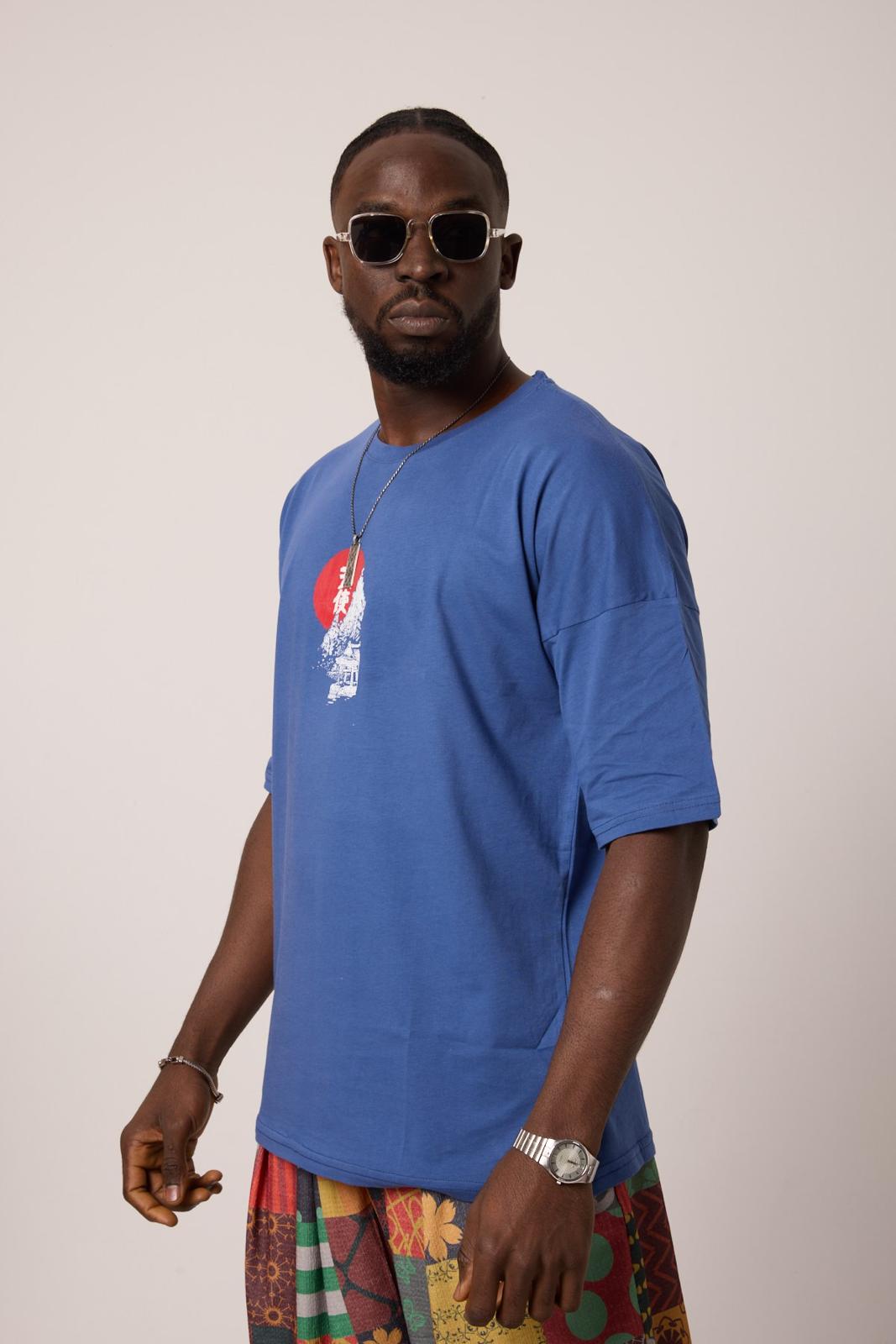 Tokyo Skyline Oversize Tee Lady GR