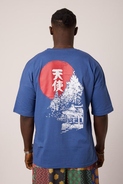 Tokyo Skyline Oversize Tee Lady GR