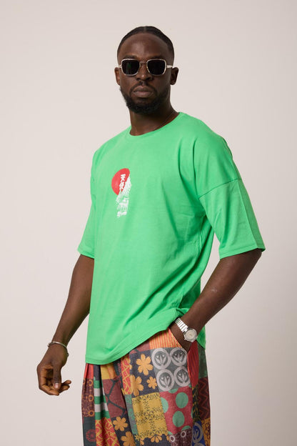 Tokyo Skyline Oversize Tee Lady GR