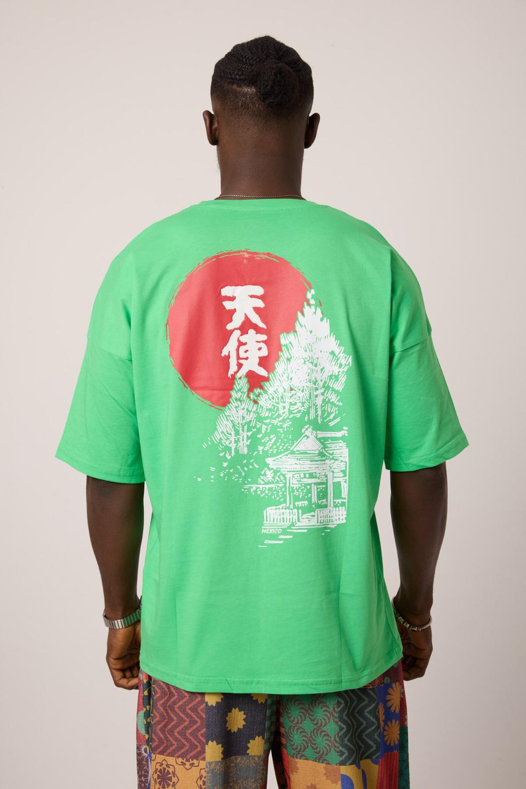 Tokyo Skyline Oversize Tee Lady GR