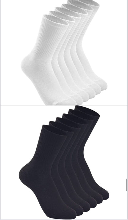 Спортни чорапи „TENNIS SOCKS“ – бели / черни