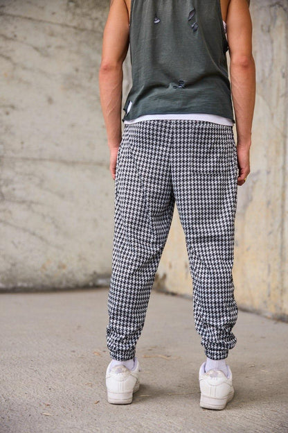 BAGRA™ – Houndstooth Baggy Street Pants