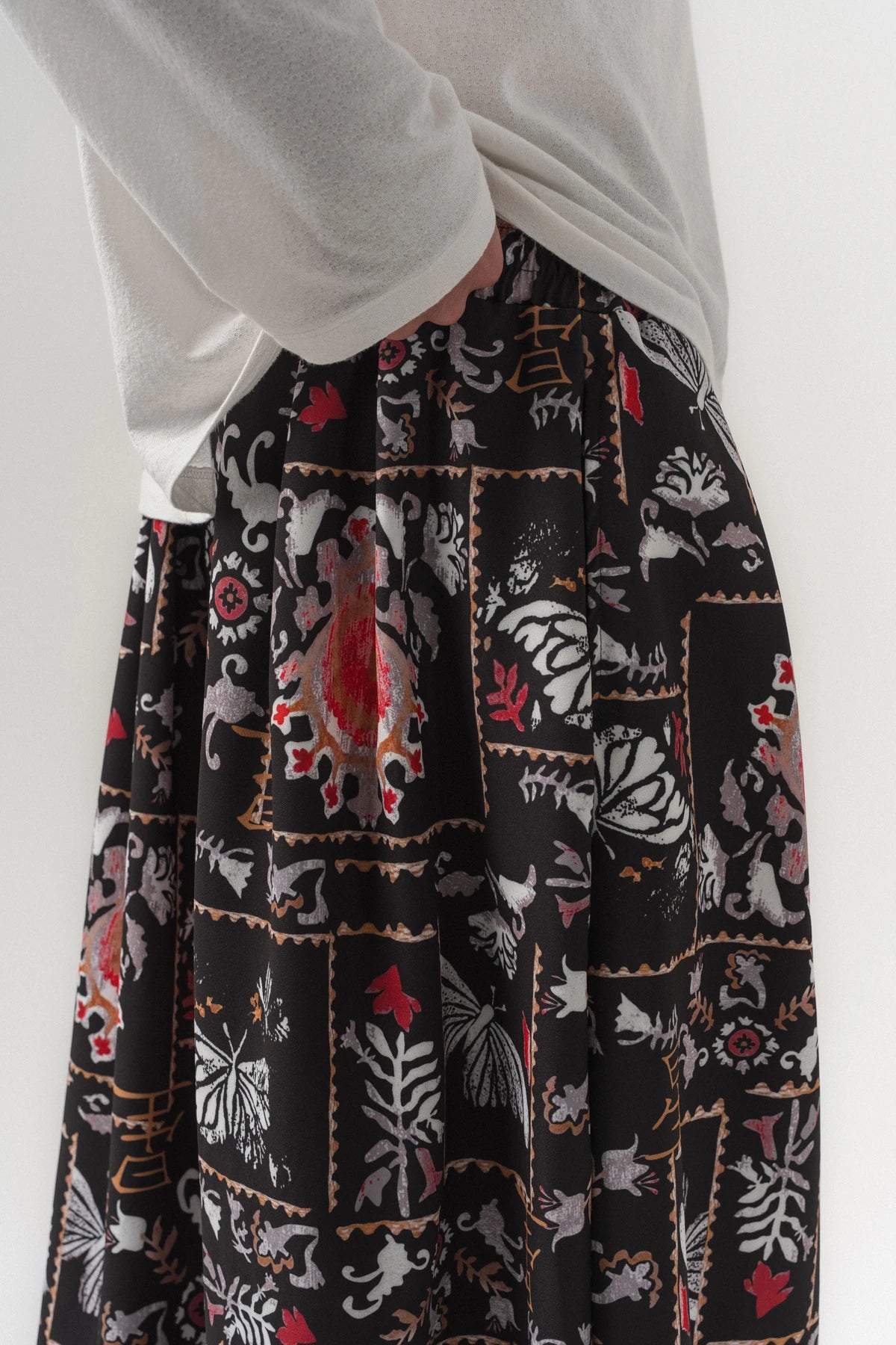 INK RIOT — Wide Leg Pants