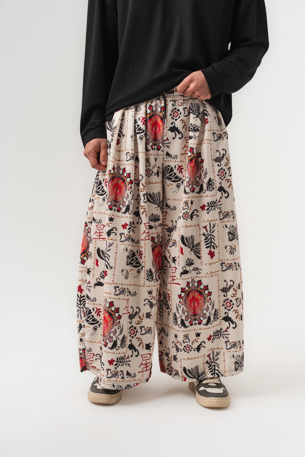 INK RIOT — Wide Leg Pants