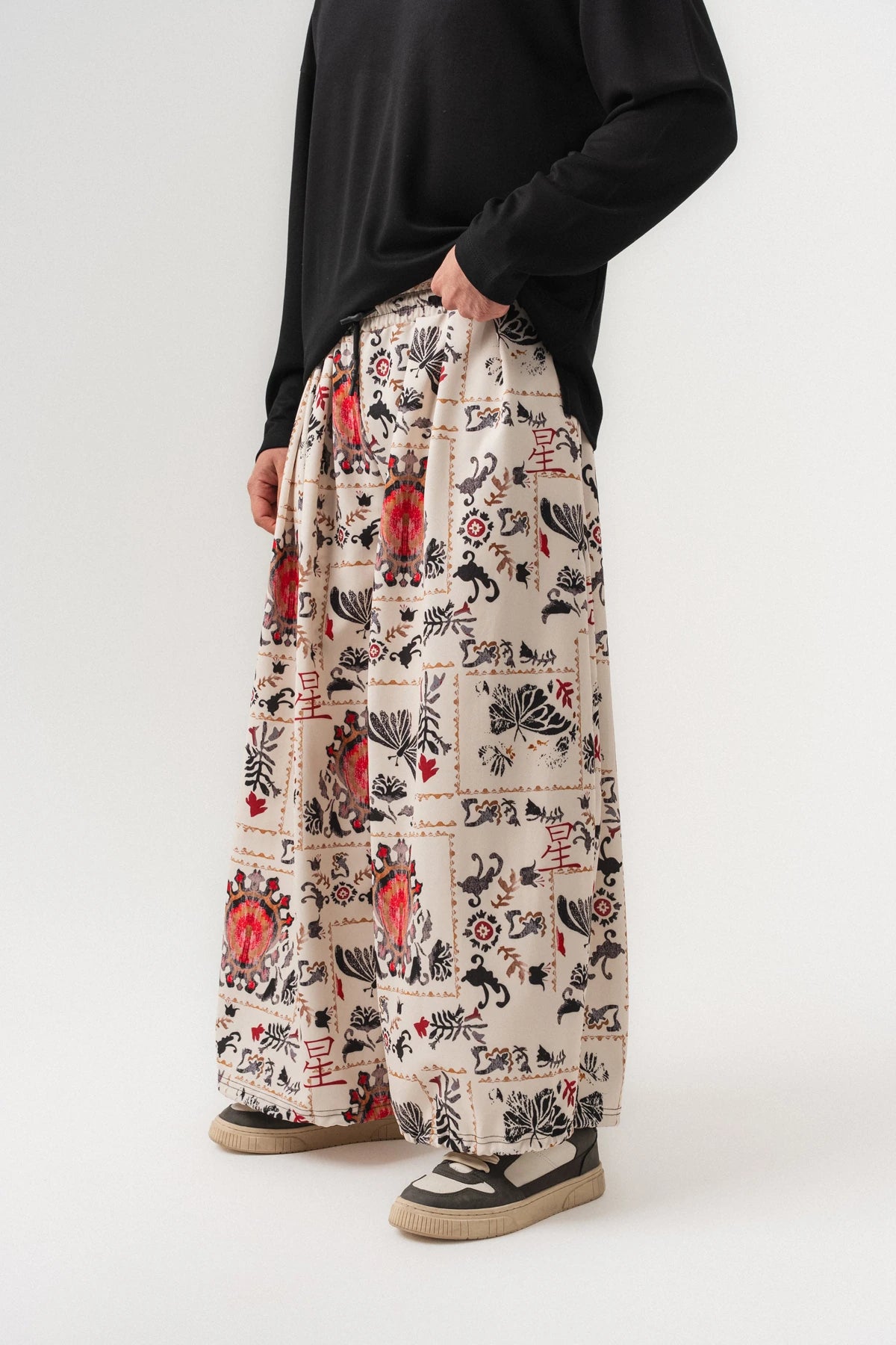 INK RIOT — Wide Leg Pants