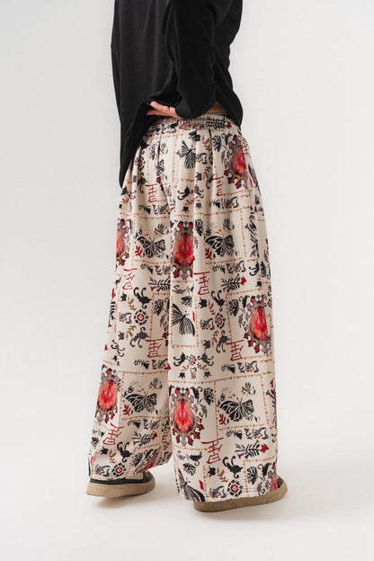 INK RIOT — Wide Leg Pants