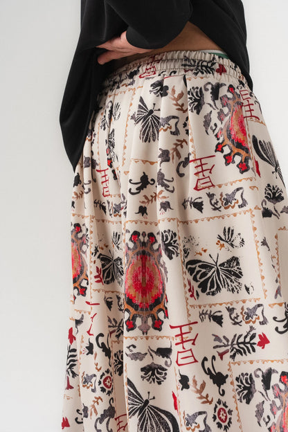 INK RIOT — Wide Leg Pants