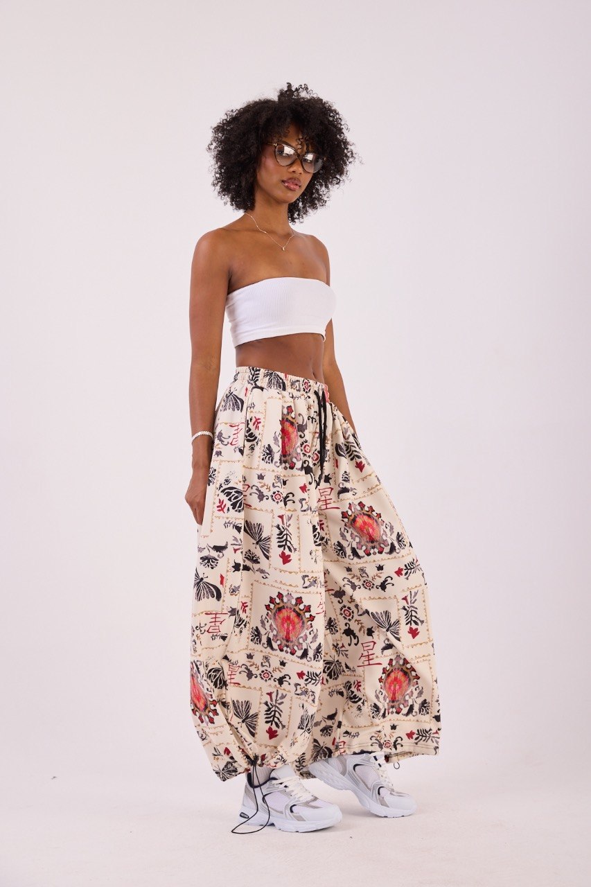 INK RIOT — Wide Leg Pants