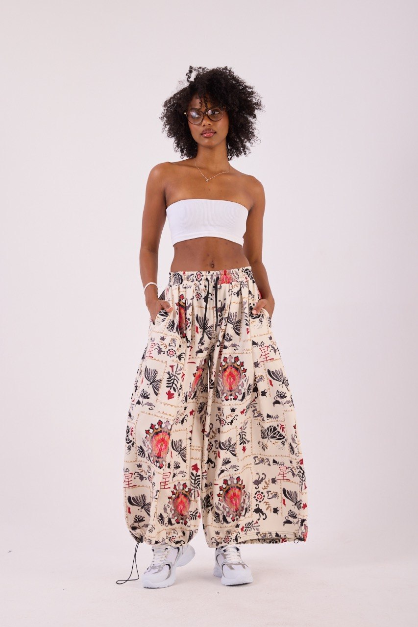 INK RIOT — Wide Leg Pants