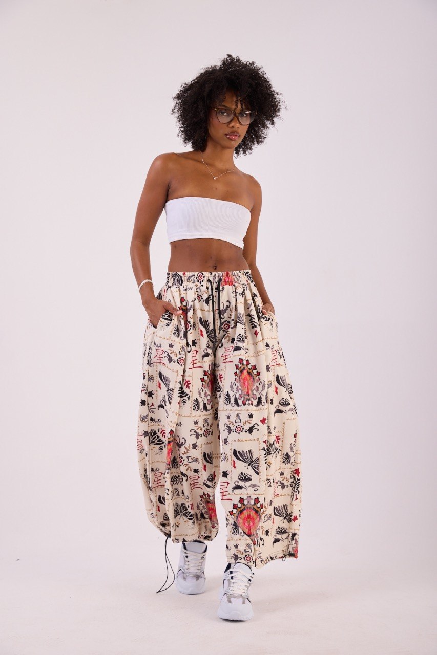 INK RIOT — Wide Leg Pants