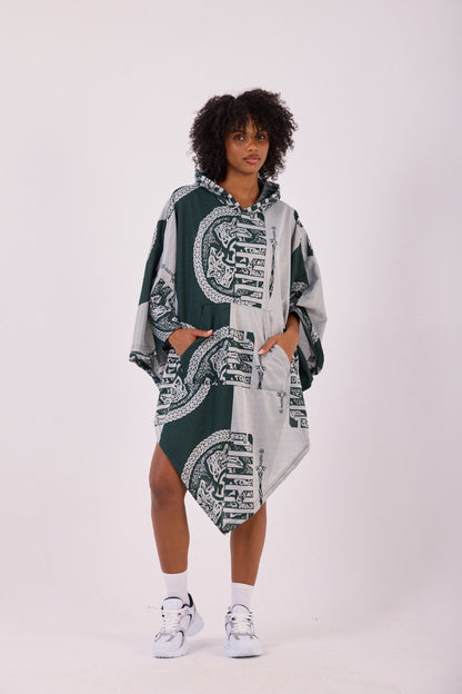 NORDIC NOMAD™ Lady – Oversized Hooded Streetwear Poncho