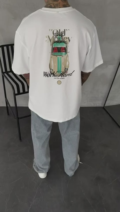 Old Money Oversize Tee WH