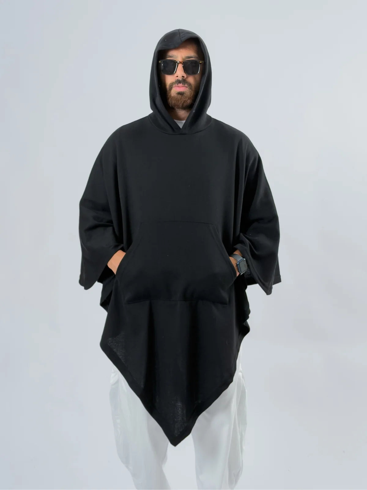 BLACK NOMAD™ – Oversized Hooded Streetwear Poncho