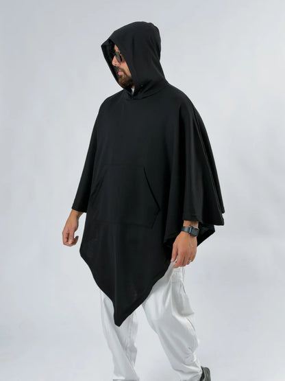 BLACK NOMAD™ – Oversized Hooded Streetwear Poncho