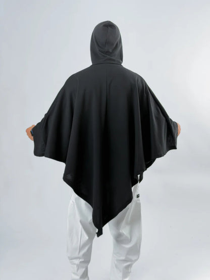 BLACK NOMAD™ – Oversized Hooded Streetwear Poncho