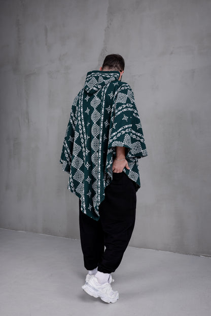 FOREST NOMAD™ – Oversized Hooded Streetwear Poncho