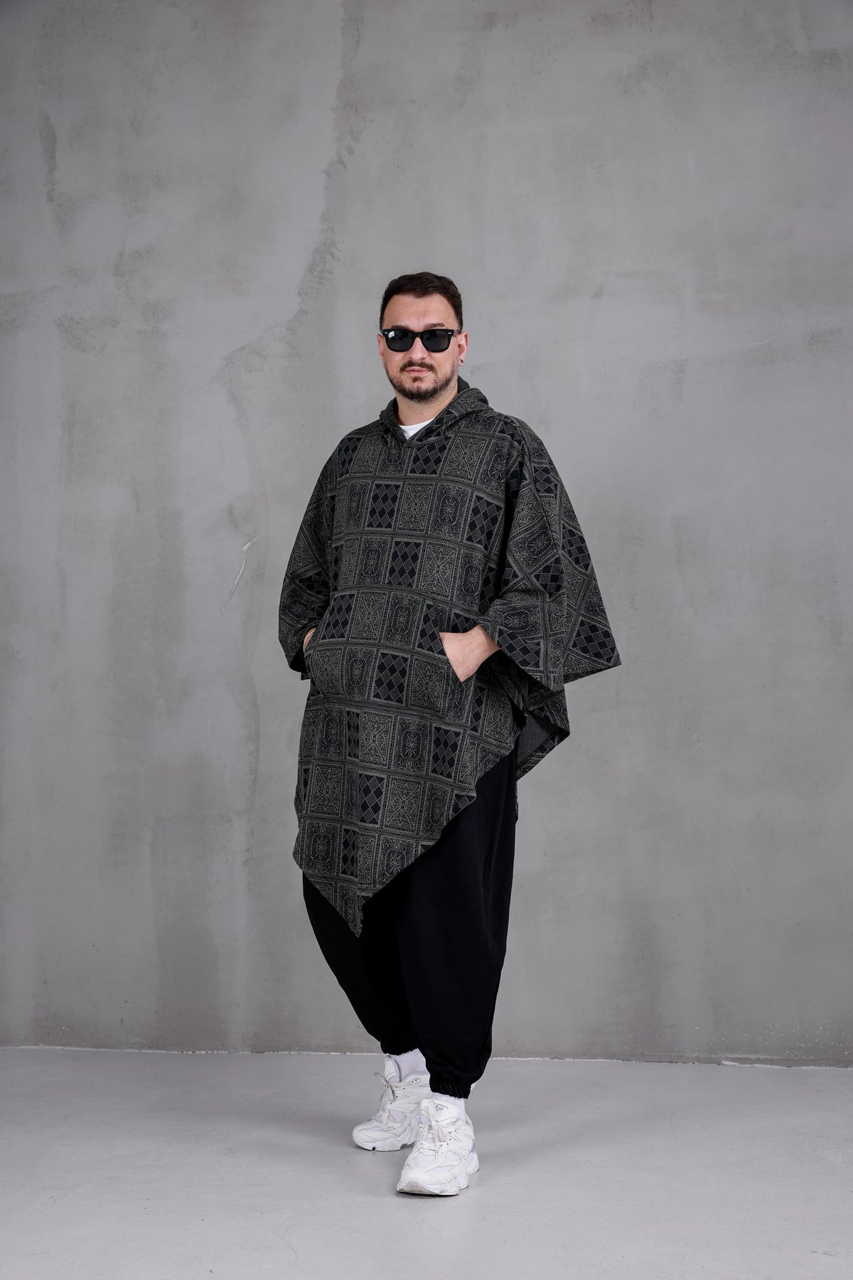 SHADOW TRIBE™ – Oversized Hooded Streetwear Poncho