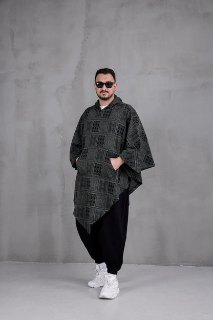 SHADOW TRIBE™ – Oversized Hooded Streetwear Poncho