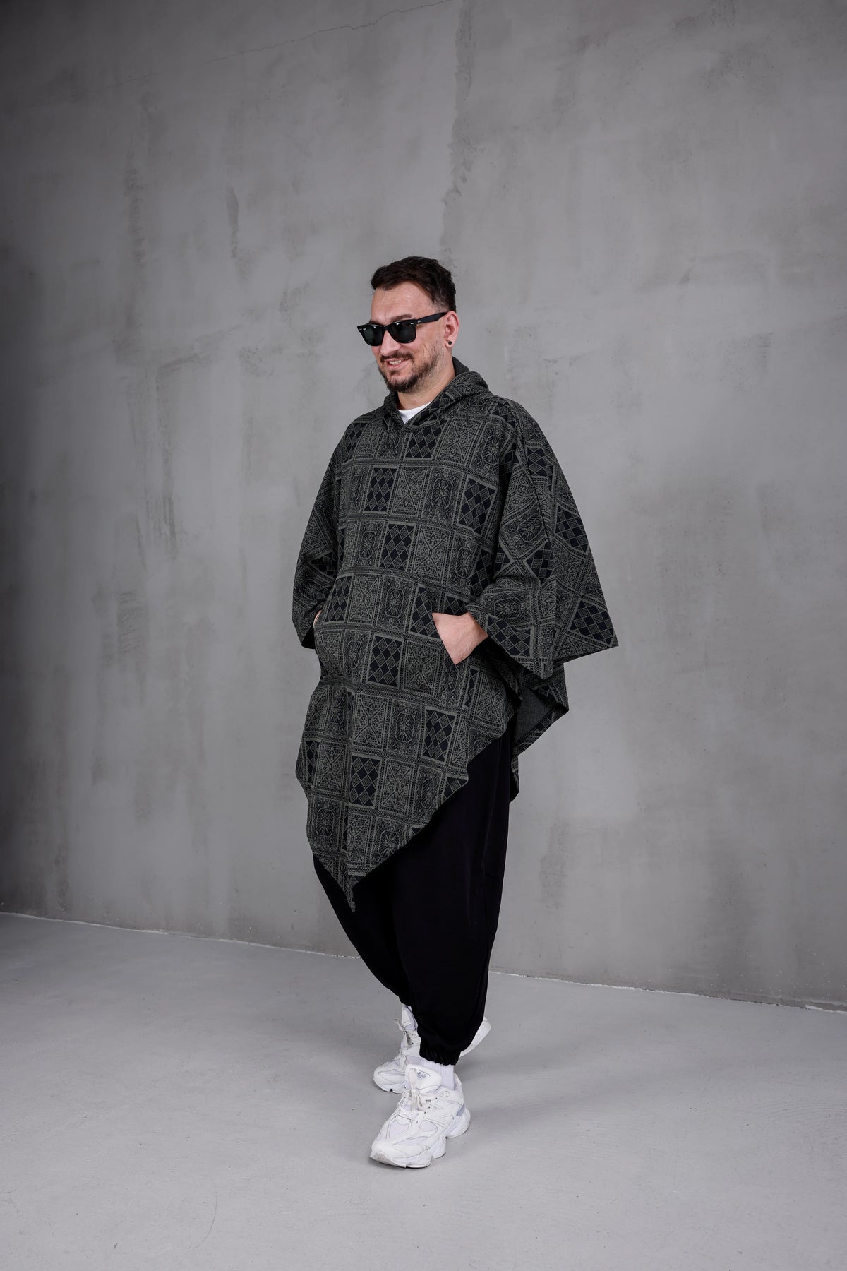 SHADOW TRIBE™ – Oversized Hooded Streetwear Poncho