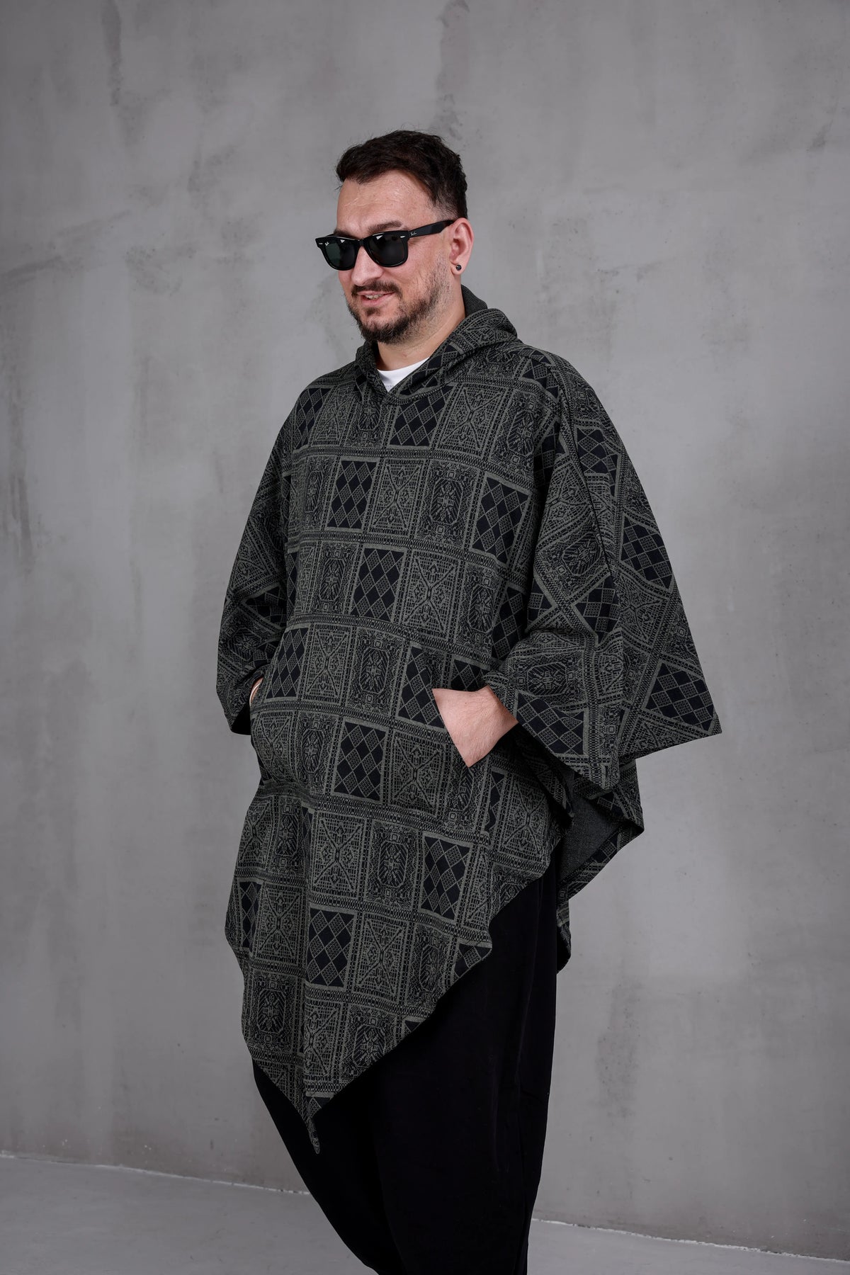 SHADOW TRIBE™ – Oversized Hooded Streetwear Poncho
