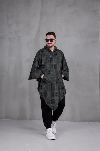 SHADOW TRIBE™ – Oversized Hooded Streetwear Poncho