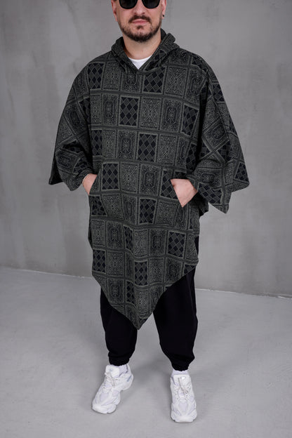 SHADOW TRIBE™ – Oversized Hooded Streetwear Poncho