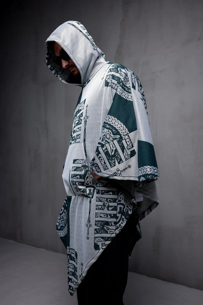 NORDIC NOMAD™ – Oversized Hooded Streetwear Poncho