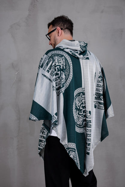 NORDIC NOMAD™ – Oversized Hooded Streetwear Poncho