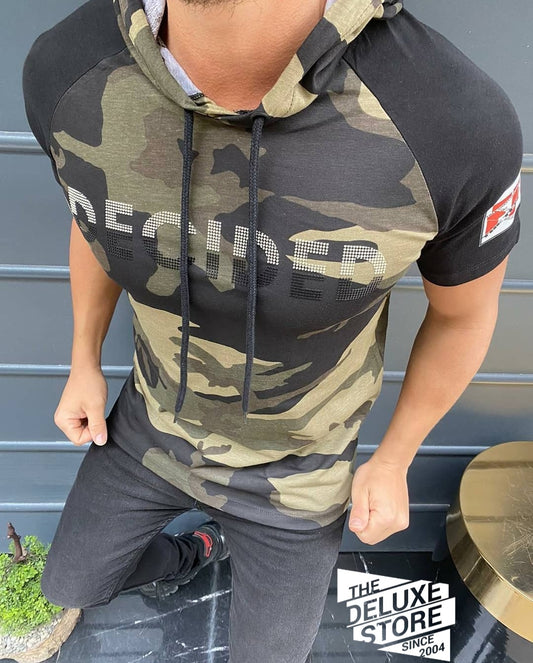 T-shirt Камуфлаж с качулка