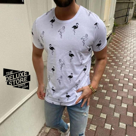 Тениска "BIRD-Wh"